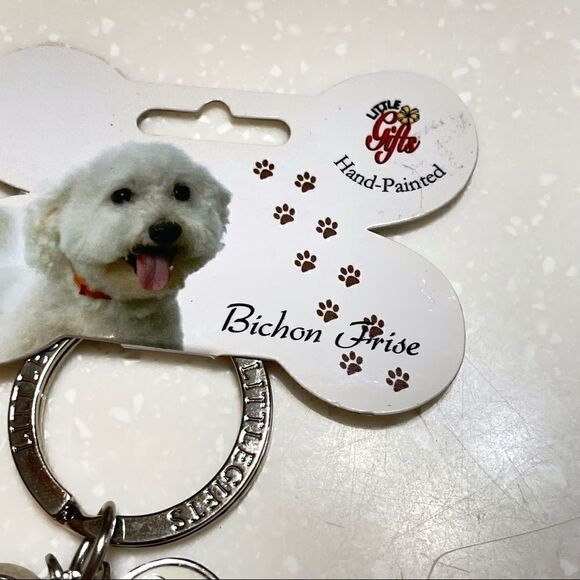 Bichon frise Keychain - Picture 4 of 6